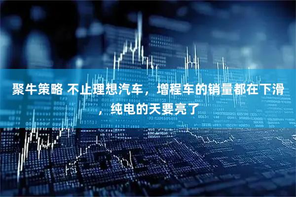 聚牛策略 不止理想汽车，增程车的销量都在下滑，纯电的天要亮了